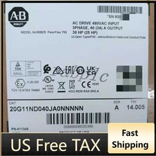 New AB 20G11ND040JA0NNNNN PowerFlex Air Cooled 755 AC Drive US Free Tax
