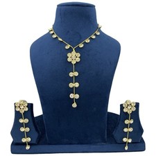 Floral Pendant Set For Girls Fashion Jewelry With Earrings