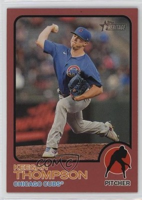 2022 Topps Heritage Target Mega Box Exchange Red Border Keegan Thompson #435 i6j