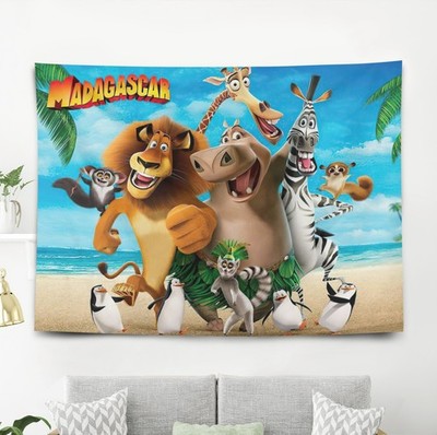 Madagascar Wandteppich Wandbehang Schlafzimmer Wandkunst Hintergrund
