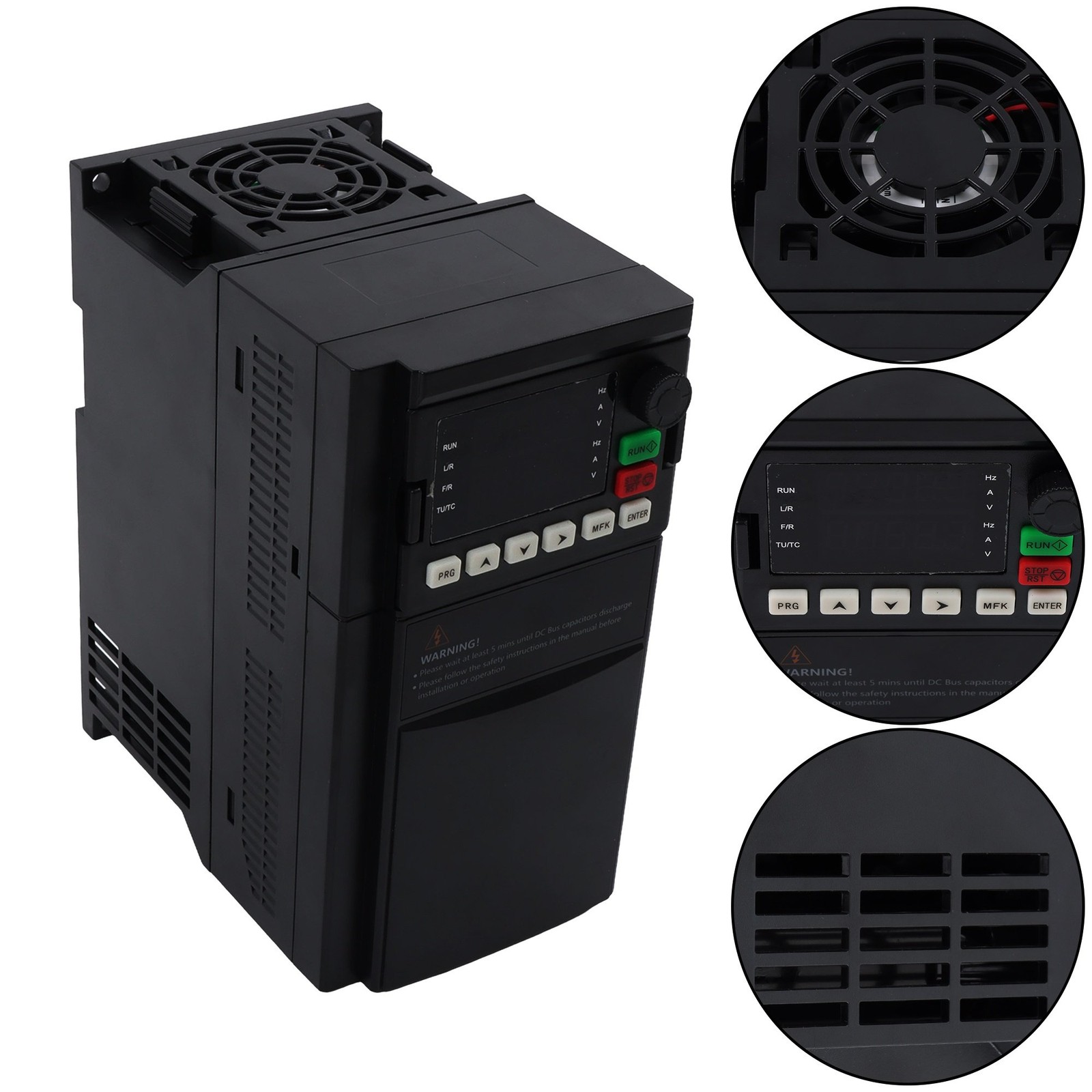 Variable Frequency Drive Inverter 10HP 220V CNC VFD VSD 7.5KW 1 To 3 Phase New