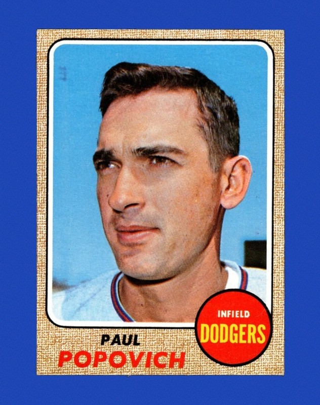 1968 Topps Set-Break #266 Paul Popovich EX-EXMINT *GMCARDS*