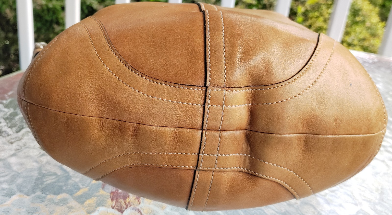 Coach MEDIUM Vintage 3651  Camel Soho Y2K Leather Hobo Bag image 10
