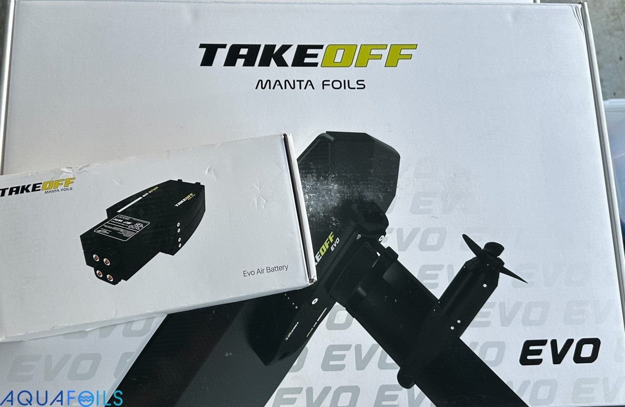 Manta Takeoff Evo Foil Assist Drive set kit + Air Battery - surf wing wind efoil
