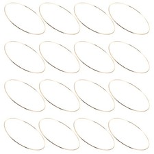 20 Pcs Round Wreath Macrame Rings Craft Hoop Metal Dreamcatcher Supplies