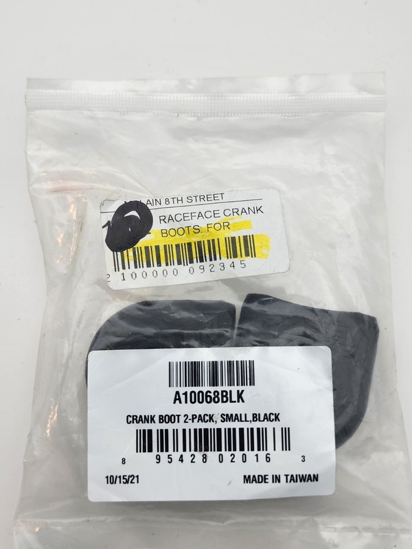 Race Face Crank Boots: For Alloy Cranks 2-Pack Black