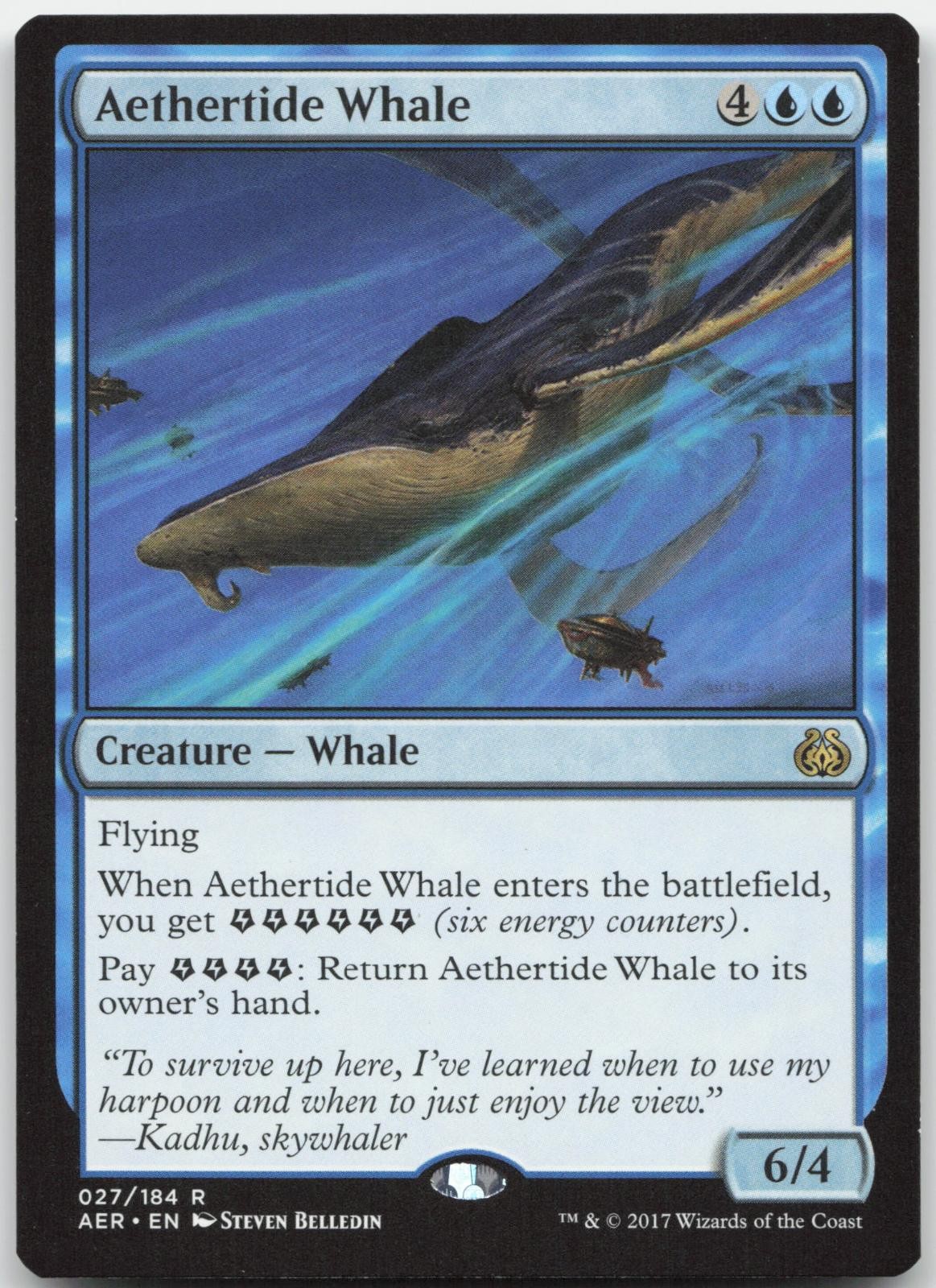 Aethertide Whale - Aether Revolt - Rare - Magic: The Gathering