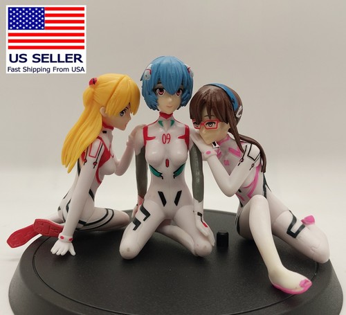 Anime Evangelion Figuren Eva Ayanami Rei Battle Suit Asuka Langley Soryu Neon - Bild 2 von 24