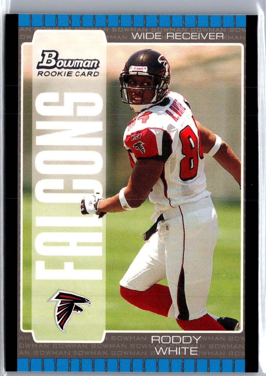 2005 Bowman Roddy White #134 Rookie Atlanta Falcons NFL RC NM