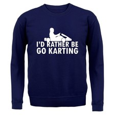 I'd Rather Be Go Karting - Kids Hoodie / Sweater - Kart Racing Go Kart Racer