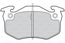 VALEO FIRST BREMSBELÄGE HINTERACHSE PASSEND FÜR CITROËN SAXO XSARA ZX PEUGEOT