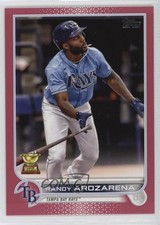 2022 Topps Series 1 Mother's Day Hot Pink /50 Randy Arozarena #196 1n21