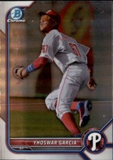 2022 BOWMAN - CHROME PROSPECTS YHOSWAR GARCIA #BCP-90