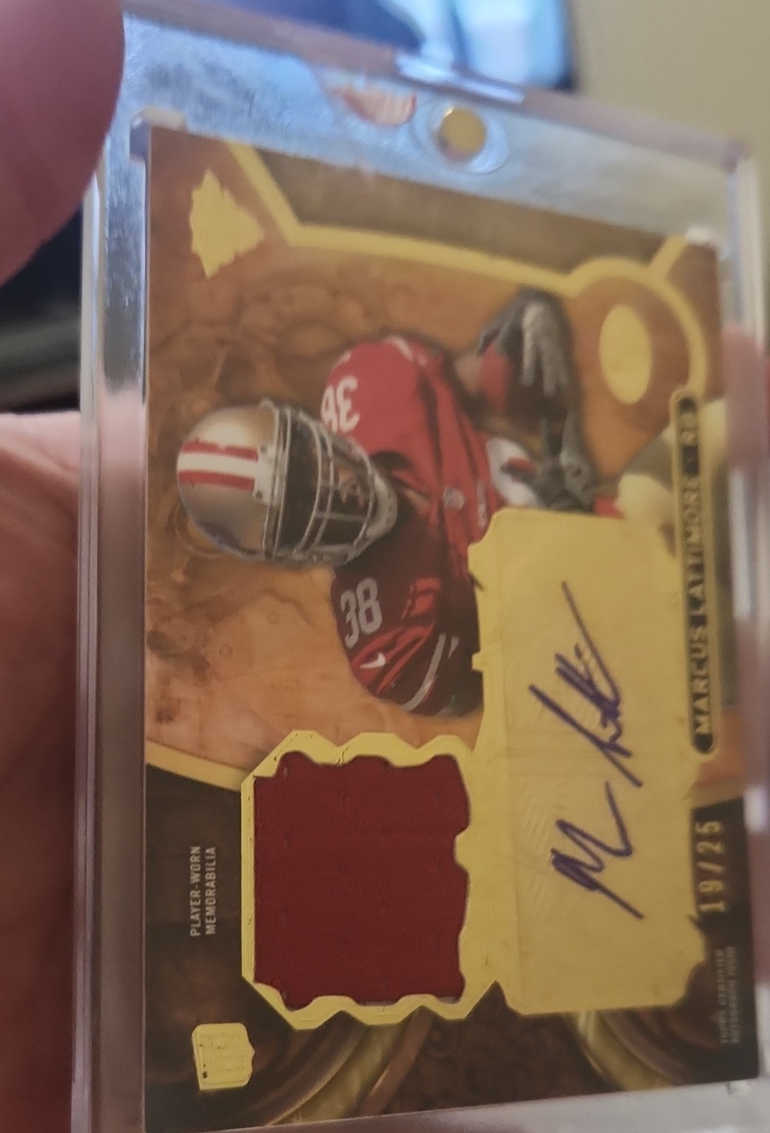 Marcus Lattimore Topps Triple Threads Rookie Jumbo Relics #ML Gold