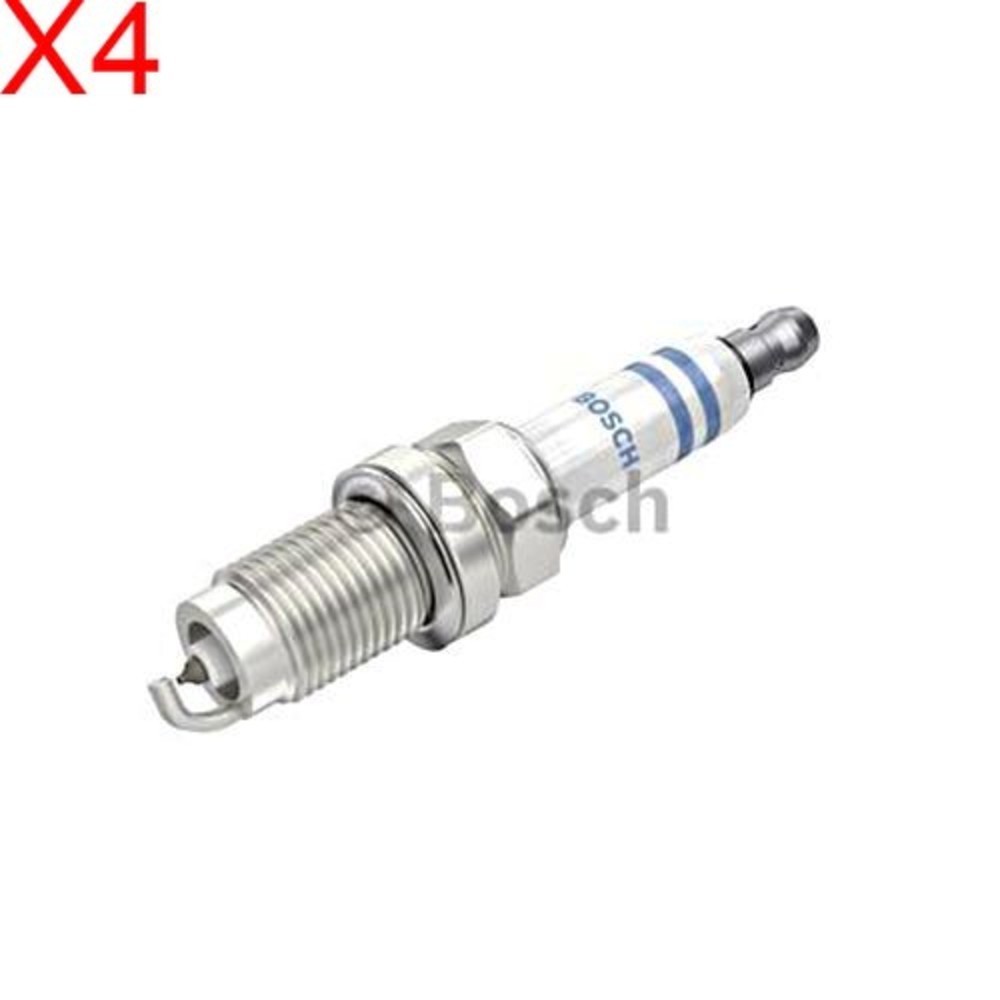 x4 pcs BOSCH Spark Plug For VW SKODA SEAT AUDI Beetle Caddy III Cc Eos 32017052