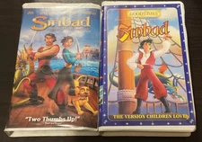 Sinbad: Legend of the Seven Seas (VHS, 2003, Clamshell Case) Lot of 2