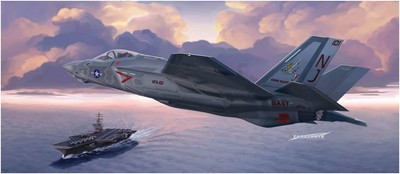 Orange Hobby 1/72 US Navy Lockheed Martin F-35C Lightning 2 Plastikmodell OREA72