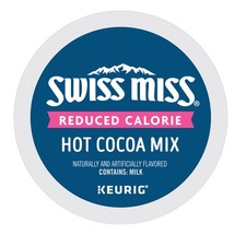 Swiss Miss, Reduced Calorie Hot Cocoa, Keurig K-Cup Pod, 66ct (3Boxes of 22Pods)