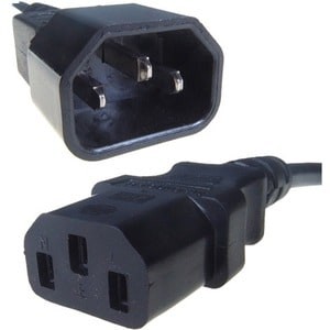 Group Gear Connektgear 1M Mains Extension Power Cable C14 Plug To C13 Socket. Ca