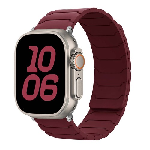 Magnetic Sports Band For Apple Watch Ultra2 10 9 8 7 6 5 38-49MM Silicone Strap - Zdjęcie 14 z 34