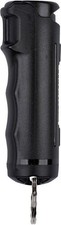 Sabre Pepper Spray With Finger Grip And Key Ring Black 25 Bursts - F15-BUSG-02