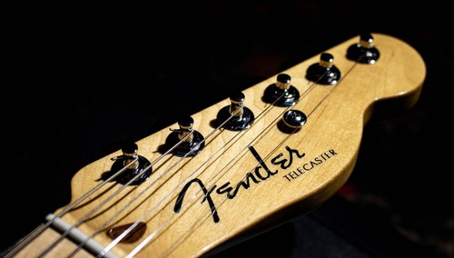 Fender American Deluxe Telecaster Thinline 2013 Used Ash White w/Hard Case - Picture 2 of 11