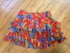 Women s Vintage Y2K Abercrombie Fitch Tiered Ruffle Skirt Elastic Waist
