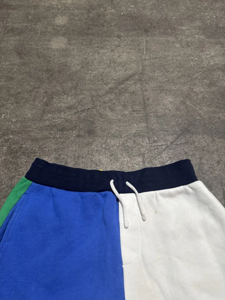 Pantalones Cortos Polo Ralph Lauren Jóvenes Azul Niños Polar Bloques de Color Logo de Poni Foto 4 de 4
