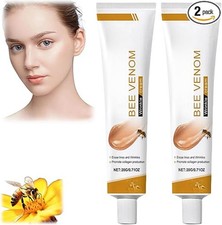 2PCS Bee Venom Wrinkle Removal Cream,Bee Venom Anti-Wrinkle Firming Multi-Purpos