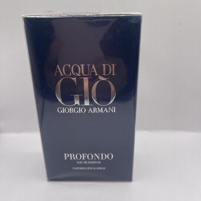 Acqua Di Gio Profondo by Giorgio Armani Eau de Parfum 2.5 oz EDP Spray for Men