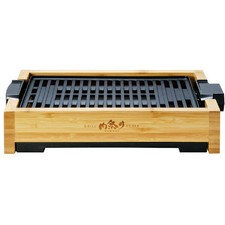 APIX Hot Plate AGP-242 Smoke Reduction Grill Meat Festival Bamboo Japan New