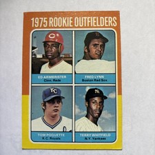 1975 TOPPS Fred Lynn Rookie Card. rookie card picture