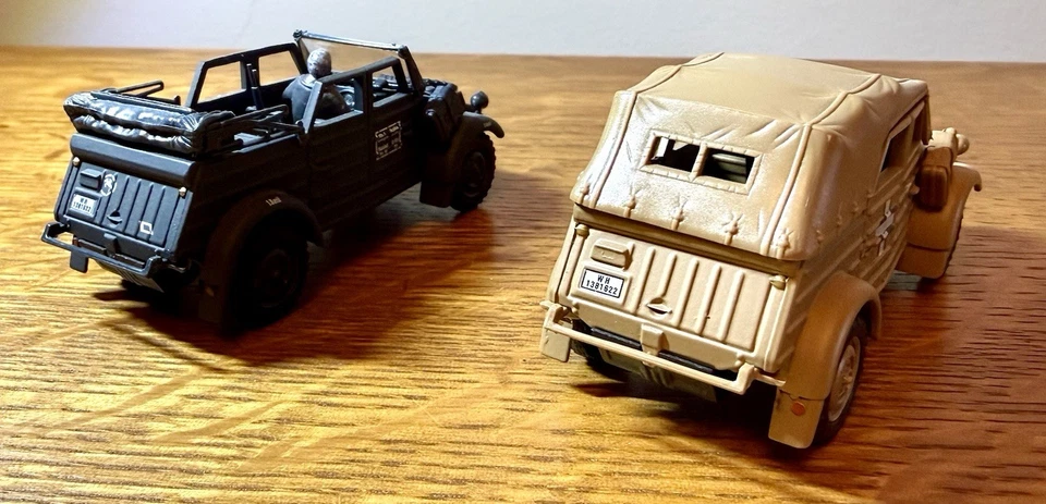 TWO (2) 1:43 GERMAN VEHICLES - KUBELWAGENS - HONGWELL - Image 3 of 4