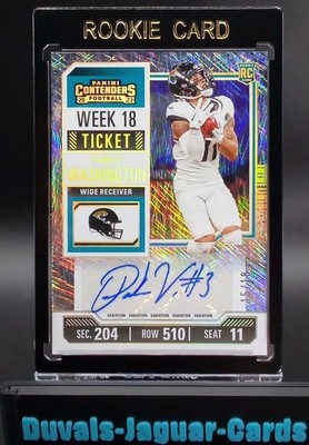 Parker Washington /18 MINT WEEK 18 Ticket 2023 Contenders RC Auto RARE