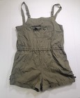 Aritzia Wilfred Free Sz S Beatriz Romper Overalls Shorts Army Green 100% Lyocel — photo 1