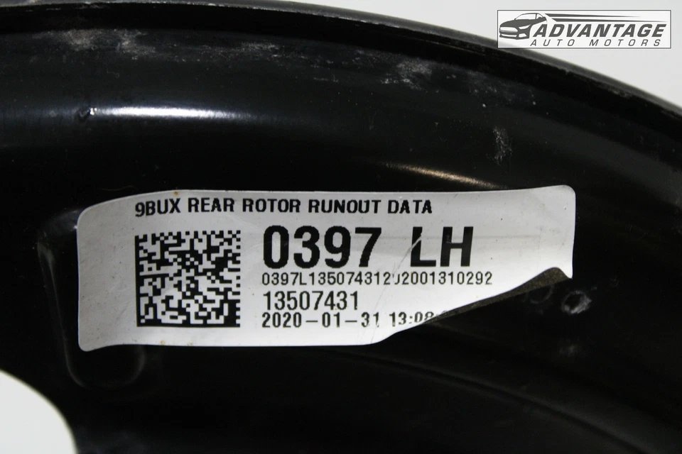 Protector antipolvo freno trasero izquierdo Buick Encore GX 2020-2025 13507431 OEM Foto 4 de 4