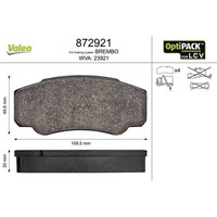 Valeo BremsbelÄGe Satz Hinten Passend FüR CitroËN Jumper Fiat Ducato Peugeot Box
