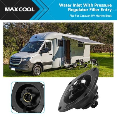 Black Water Inlet Pressure Regulator Filler Suitable for Caravan RV Boat