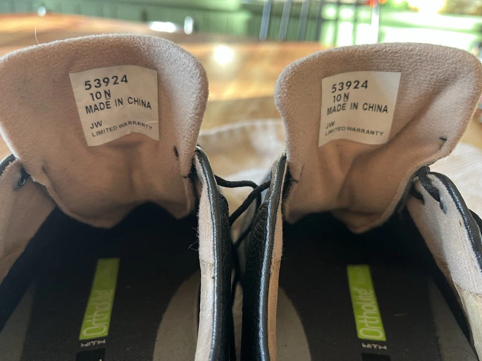 FootJoy Premiere Series Size 10 Narrow Black Golf Shoes - Image 3 of 4