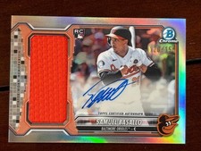 2026 Bowman Chrome Samuel Basallo RPA #/150 Rookie Patch Auto Orioles