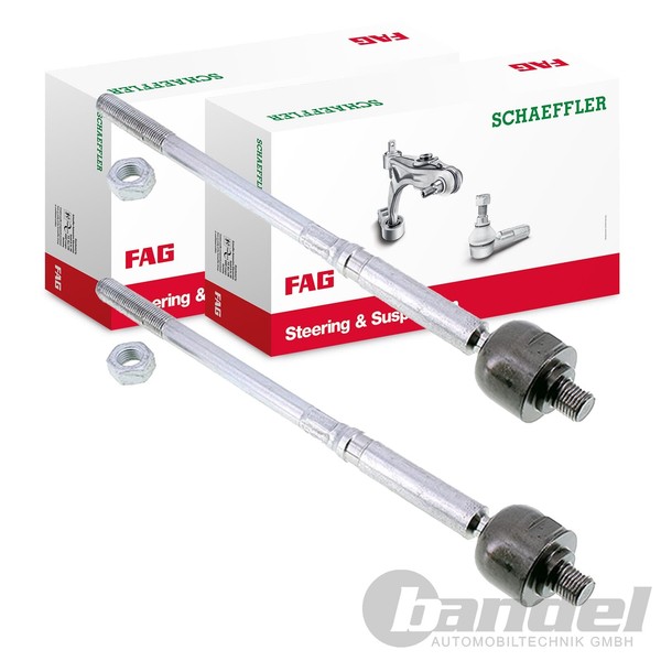 2X Schaeffler Fag Axialgelenk Spurstange Passend FüR Ford B-MAX Fiesta Ka+ Tourn-image