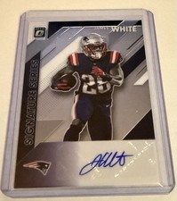 2020 Panini Donruss Optic James White Signature Series - New England Patriots