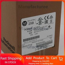 New Sealed Allen Bradley 25B-D010N104 /A Powerflex 525 AC Drive 5HP 4.0KW