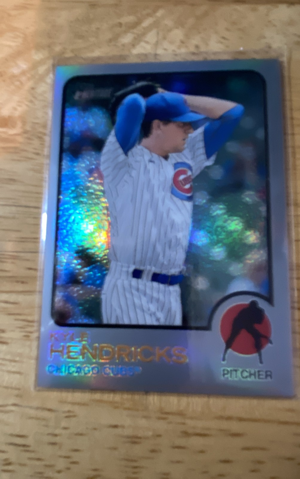 2022 Topps Heritage - Kyle Hendricks #235 Chrome Silver Refractor /373