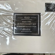 Somerset Collection 6 Piece Queen Sheet Set 900 Thread Per Square Count