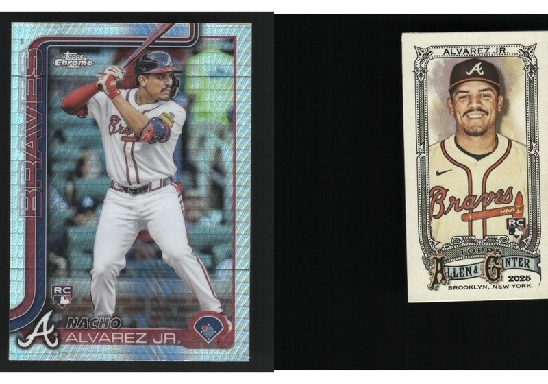 Nacho Alvarez Jr. Baseball Card 2 Card LOT