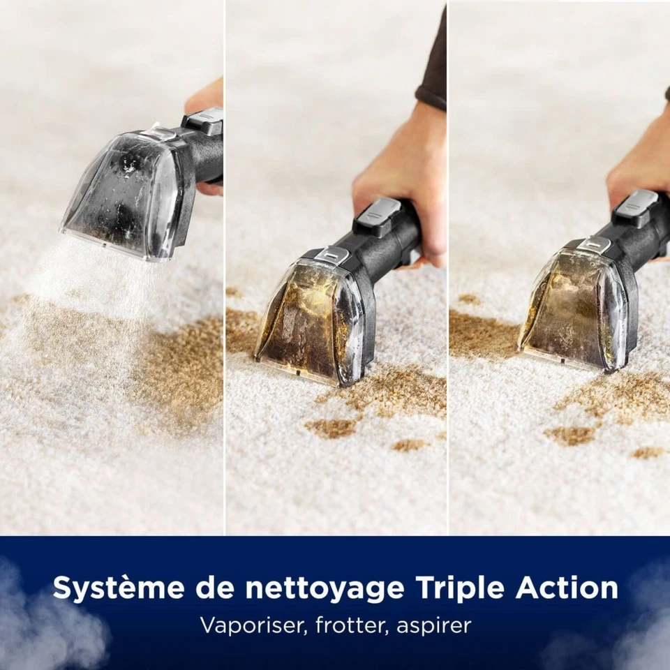 Nettoyeur détacheur BISSELL SpotClean Hydrosteam Pro B3700N - Photo 4/4