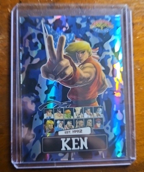 Street Fighter 2 Ken Blue Camo 43/100 PSA-15 PSA Exclusive US