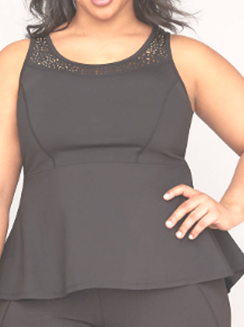 lane bryant peplum tops