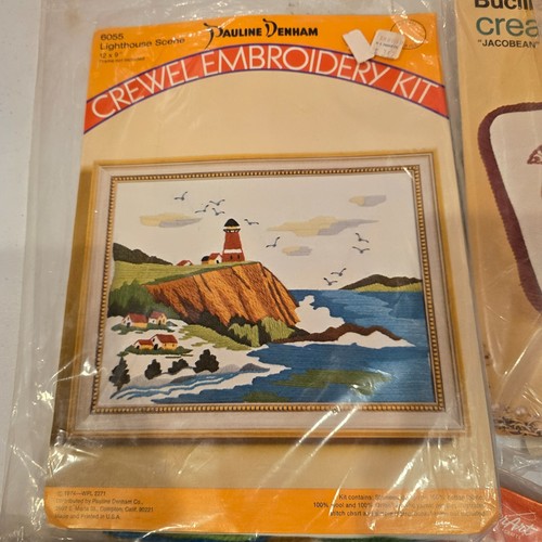 VINTAGE NEEDLEPOINT KITS CREATIVE CREWELL BUCILLA ETC CHOICE! - Picture 3 of 17